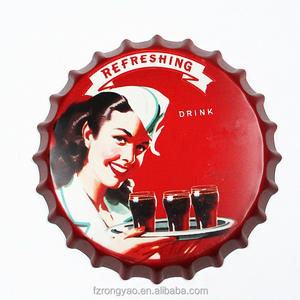 Tendencia 2026: Decoración de Pared Personalizada con Tapas de Cerveza Retro, Cuadros Creativos de Hierro, Letreros Metálicos con Tapas de Botella para Bares - Product Image 3