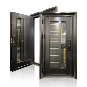 Hochwertige American Modern Hotel Villa Gewerbliche Außen sicherheit 304 Edelstahl tür - Product Image 1