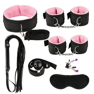 SM Alternative Stimulation étanche pour adultes <span class=keywords><strong>Bondage</strong></span> et retenue Jouets sexuels pour couples Ensemble de 7 pièces axé sur la femme - Product Image 6
