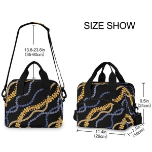 15L Hawaii Puakenikeni Adults Tote Cooler Bags Aluminum Foil Lining Custom Print Picnic Reusable Insulated Lunch Bag for Men - Product Image 3