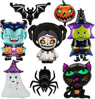 Kit de ballons d'Halloween : Fantôme, Araignée, Citrouille, Chauve-souris – Décorations d'anniversaire d'horreur pour intérieur et extérieur, fournitures pour maison hantée, pour la fête de la Toussaint
