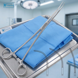 Pinces hémostatiques Crafoord Sellors, instrument chirurgical manuel, certifié CE ISO, F6-156, 22-24 cm, acier inoxydable de haute qualité - Product Image 2