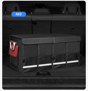 Organisateur de coffre de voiture de luxe antidérapant en tissu Oxford, sac de rangement pour coffre, organisateur de siège de voiture, outil de rangement - Product Image 4