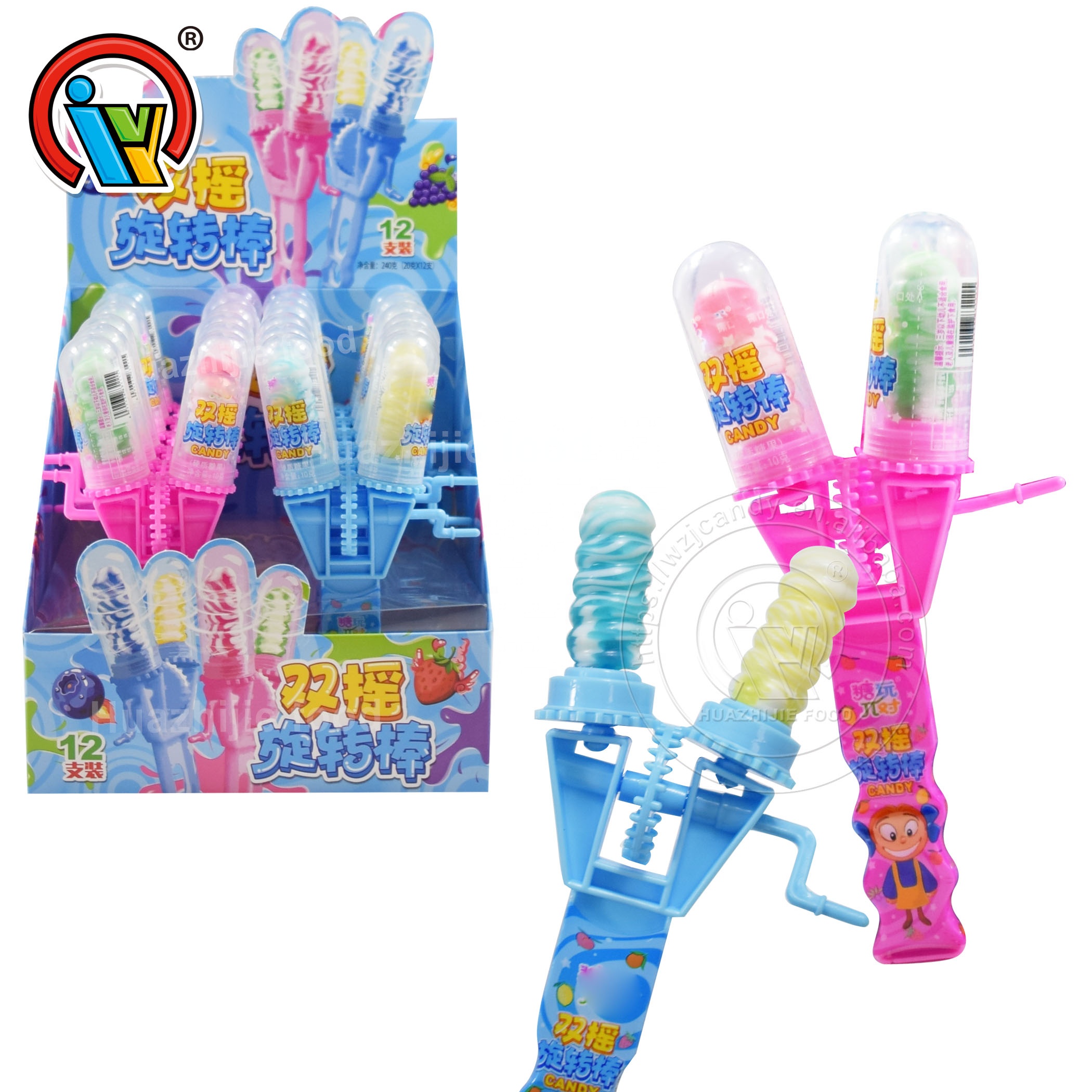 Новый вращающийся держатель для рук, двойной леденец, жесткий леденец, вращающаяся игрушка, леденец, леденец