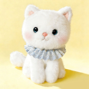 Lindo Juguete de Peluche Relleno de Algodón PP, Gato Sentado, Figura de Gatito para Niños, Muñeca de Gato para Abrazar y Dormir para Niñas, ODM - Product Image 3