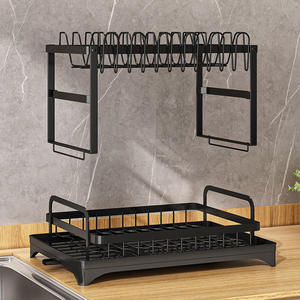 Escurridor de Platos de Doble Capa <span class=keywords><strong>para</strong></span> Encimera de Cocina, Organizador de Platos y Cuencos, Utensilios Domésticos - Product Image 6