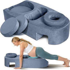 Cojín <span class=keywords><strong>de</strong></span> masaje para <span class=keywords><strong>embarazo</strong></span> con reposacabezas, soporte prenatal <span class=keywords><strong>de</strong></span> cuerpo completo, para aliviar el dolor lumbar, almohada <span class=keywords><strong>de</strong></span> maternidad en forma <span class=keywords><strong>de</strong></span> U para cirugía mamaria - Product Image 1