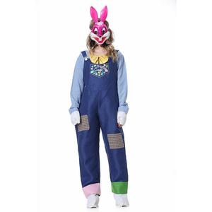 Disfraz de conejito de Pascua para adultos, mono con máscara y guantes para juegos de rol en fiestas de Halloween - Product Image 5