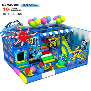 Parque Infantil Interior Personalizable con Piscina de Pelotas Rectangular Comercial de Lujo y Temática Oceánica para Centros Comerciales - Product Image 1