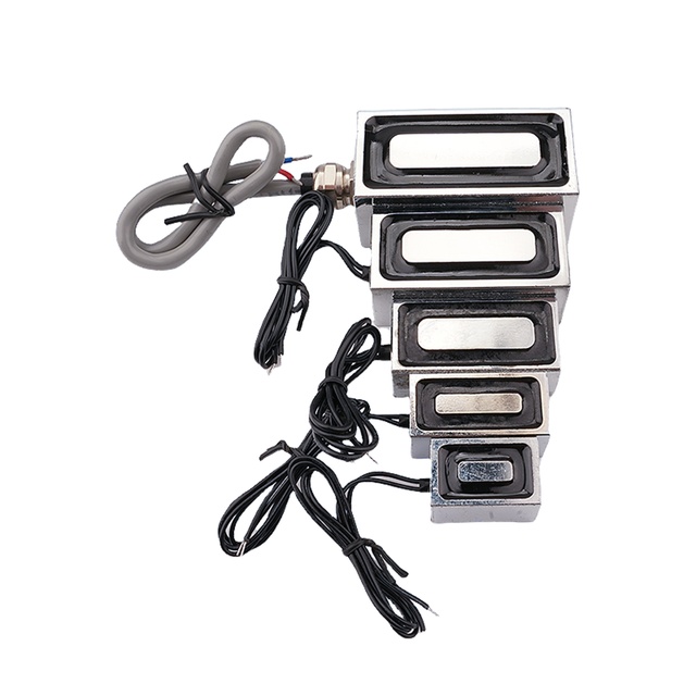 High Power Rectangular Electromagnet 24v Solenoid Lifting Holding Electromagnet