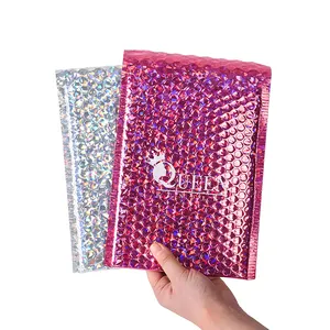 Self Seal Custom Packing Bubble Mailers Shipping Envelope Padded Poly Waterproof Colored Metallic Bubble Mailer