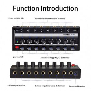 AOSHEN HA800S 8-канальный стерео моно усилитель для наушников - Product Image 6