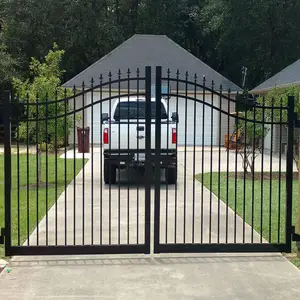 Main Door Grill Gate Design Exterior Front Entry Doors Steel Main Driveway Gate Estate Wrought Iron Gate