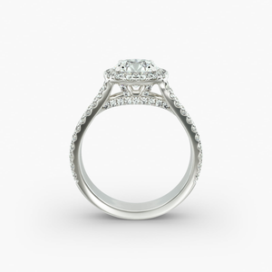 Customized Jewelry 14K 18K Plated 1CT 2CT 3CT Round Cut VVS Moissanite Diamond 925 Silver Rings Wedding Diamond Engagement Ring - Product Image 1