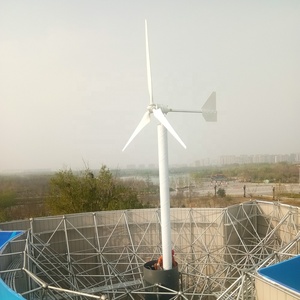 กังหันลมผลิตไฟฟ้าจริง 10KW 380VAC แรงดันไฟฟ้า 120V 220V 240V พร้อมใบพัด FRP ขนาด 3200 มม. สำหรับใช้ในครัวเรือนหรือเชิงพาณิชย์ มาตรฐาน CE F - Product Image 1