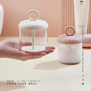 Dispensador de Jabón Manual de ABS con Control Manual para Espuma, en Color Marfil, con Polvo de Pomelo, de Chung Cheng Department Store, para Lavado Facial, Capilar y Corporal - Product Image 3