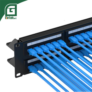 Gcabling Panneau de brassage vierge mural 1U <span class=keywords><strong>Cat</strong></span> <span class=keywords><strong>7</strong></span> Cat6a SFTP non équipé, 12 ou 24 ports, avec Keystone intégré 8 ports - Product Image 5