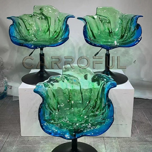 <span class=keywords><strong>Mobili</strong></span> per la casa trasparente rosso <span class=keywords><strong>di</strong></span> lusso sedia da Bar <span class=keywords><strong>di</strong></span> cristallo moderno semplice sedia da Bar a forma <span class=keywords><strong>di</strong></span> fiore <span class=keywords><strong>di</strong></span> sollevamento rotante sgabello da Bar - Product Image 6