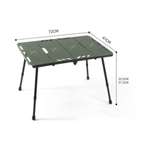 LIHENG Table pliante multifonctionnelle en aluminium pour l'extérieur, légère et portable, idéale pour le barbecue – Achat unique