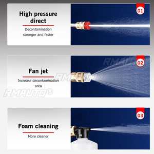 Nettoyeur haute pression sans fil Wolike 12000mAh 35 bars, pistolet à eau 2000W, buse de lavage de voiture, machine de nettoyage à haute pression - Product Image 4