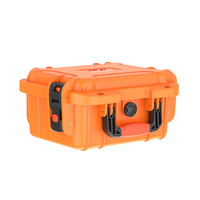 Boîte à outils multifonctionnelle, boîte de protection pour petits équipements, transport avec intérieur en mousse façonnée, valise en plastique avec poignée