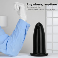 Extragroßer Dicker Raketen-Analplug Unisex SM Anus-Dilatator Masturbator Kirschblüten-Explosiver-Vergnügen-Open-Ass-Plug