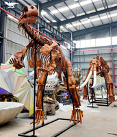 Modelo de Hueso de Dinosaurio Artificial de Fibra de Vidrio FRP, Exhibición Educativa para Interiores y Exteriores, Personalizable para Centros Comerciales y Parques de Aventuras
