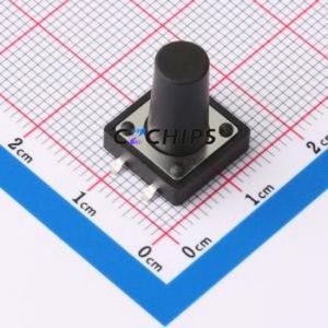 KH-12X12X16H-SMT-<b>D</b> Tactile Switch SMD,12x12mm Switch ( Switch Length: 12mm )( Switch Width: 12mm )( Switch Height: 16mm ) - Product Image 1