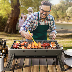 <span class=keywords><strong>Parrilla</strong></span> eléctrica giratoria de carbón para barbacoa, máquina portátil para exteriores - Product Image 3