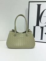 9921 Sacs seau tressés à la mode pour femmes, sacs fourre-tout à poignée tressée pour dames, vente en gros