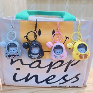 Thời Trang Và Đẹp Dễ Thương Gấu Và Mèo Con Ba Lô Sáng Ánh Sáng Ban Đêm Keychain Điện Thoại Di Động Dây Buộc Phụ Kiện - Product Image 4