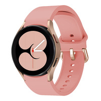 Sport Siliconen Band voor Samsung Watch 6 5 Pro 4 Classic 46mm 42mm Charm Geel Waterdicht Verstelbare Duurzame Horlogeband