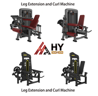 Machine de musculation des jambes professionnelle HY-Seated avec réglage des jambes en flexion et en extension, en acier