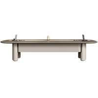 Mesa de Conferencia Serie Weila 3m WL-22, Muebles de Oficina Modernos OEM/ODM, Tamaño, Color y Logotipo Personalizables