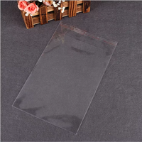 Sacs en plastique transparents OPP personnalisés avec logo imprimé, impression en héliogravure, auto-adhésifs, pour l'emballage des marchandises