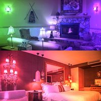 Ampoules LED 3W 5W 10W, ampoule à changement de couleur RVB avec télécommande, ampoule à intensité variable pour la décoration de fête