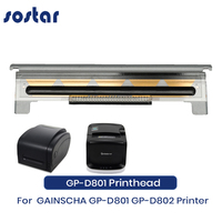 Kepala Printer Baru untuk Gprinter GP-D801 GP-D802 Kepala Printer Termal Suku Cadang Printer Berkualitas Tinggi 28 Pin Print Head