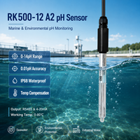 pH-mètre submersible avec petit format compact, connexion directe par câble, pression nominale de 0,8 MPa pour conditions industrielles difficiles