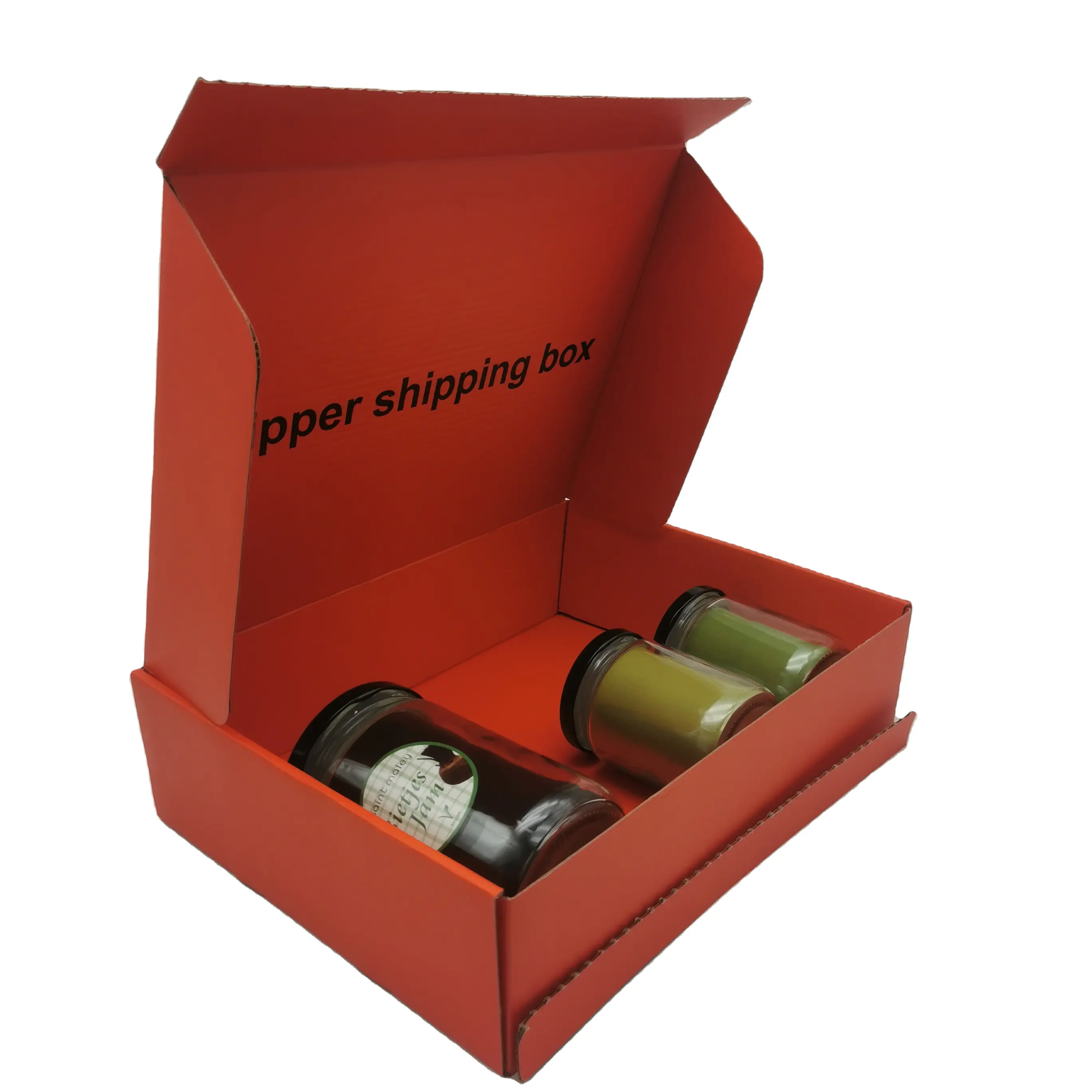 प्रचारक रंग मुद्रित टुकड़े टुकड़े में शिपिंग पैकेजिंग उपहार पैकिंग के लिए मोमबत्ती कागज बॉक्स नालीदार बॉक्स