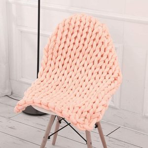 Hilo de poliéster de 3 cm para tejer a mano, trenzado, relleno, vegano, súper grueso, tipo tubo de terciopelo, para ganchillo - Product Image 6
