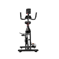 Vélo de spinning professionnel pour usage commercial et domestique, capacité 150 kg, volant magnétique 6 kg, écran LCD, structure en acier, unisexe
