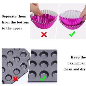 1000 pz/pacco personalizzato colorato <span class=keywords><strong>pasticceria</strong></span> Chef Boutique oro carta cioccolato tartufi caramelle tazze ondulate lamina metallica fodere per Cupcake - Product Image 5