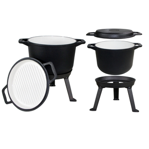 <span class=keywords><strong>Olla</strong></span> de Hierro Fundido Esmaltada con Soporte, la Más Vendida, para Cocinar al Aire Libre, para el Mercado de Polonia y la UE, Venta al Por Mayor - Product Image 5