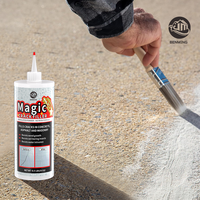 Mastic de réparation pour fissures de surface routière Magic Sandy de 0,5 lb, mastic d'étanchéité pour fissures de murs et de toits, mastic d'étanchéité pour asphalte, scellant pour réparation de joints de sol