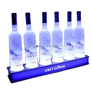 Großhandel Custom Grey Goose 5 Flaschen LED Glorifier Display für Nachtclub Bar Lounge