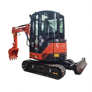 Mini-excavatrice d'occasion Hitachi ZX 35 de 3,5 tonnes, modèle japonais original, excavatrice hydraulique à chenilles compacte et stable Hitachi 35U - Product Image 1