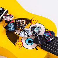 Hot Sale Professional Camouflage Electric Guitar Pickup 100pcs Set With Strings and Plectrums Lower Price Guitar Picks