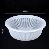 Panier de rangement en plastique maillé empilable de qualité alimentaire pour fruits et légumes, idéal pour la cuisine (vente en gros)