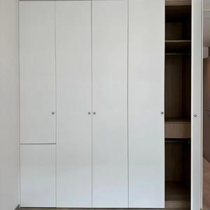 Cửa tủ quần áo hiện đại, thân thiện với môi trường, làm từ gỗ dán, có thể mở rộng, kiểu mô-đun, dành cho phòng ngủ chung cư, tủ quần áo walk-in, hệ thống sắp xếp quần áo cỡ lớn - Product Image 1