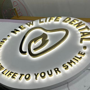 Letrero <span class=keywords><strong>LED</strong></span> impermeable para exteriores para negocios Storefront Letrero Luminoso Duradero Logo Sign Fabricación - Product Image 1